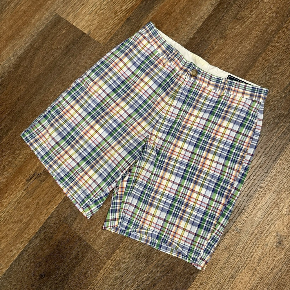 Vineyard Vines Club Short Men'sā Multicolor Plaid Sz 30 Preppy Golf Country Club